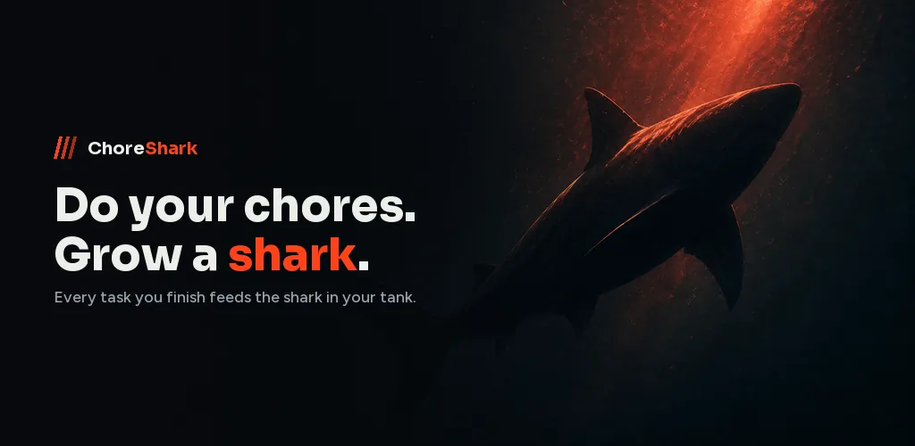 ChoreShark aquarium artwork