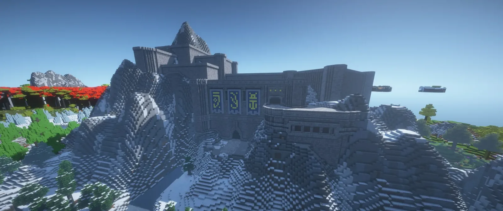 ValoraCraft mountain citadel build